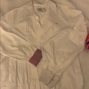 Vineyard Vines white button down with whale cuffs